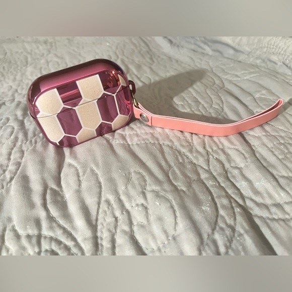 New UBUNU 360° AirPod Pro Shockproof Protective Case 2019 Marble Metallic Pink - Picture 11 of 11